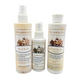 🪑 Guardian Wood Care System 3pc Set Dust Ease Glass Protector Lustre Guard Care